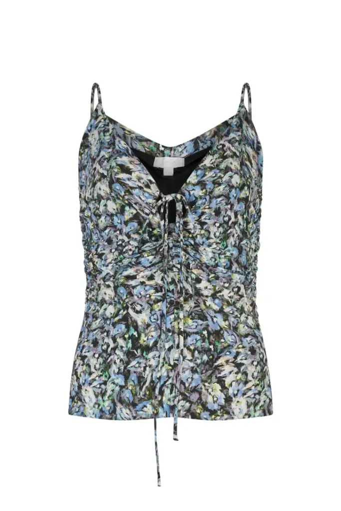Lala Berlin Top Tamiko viscose mix leo love dark Fabrikpreis