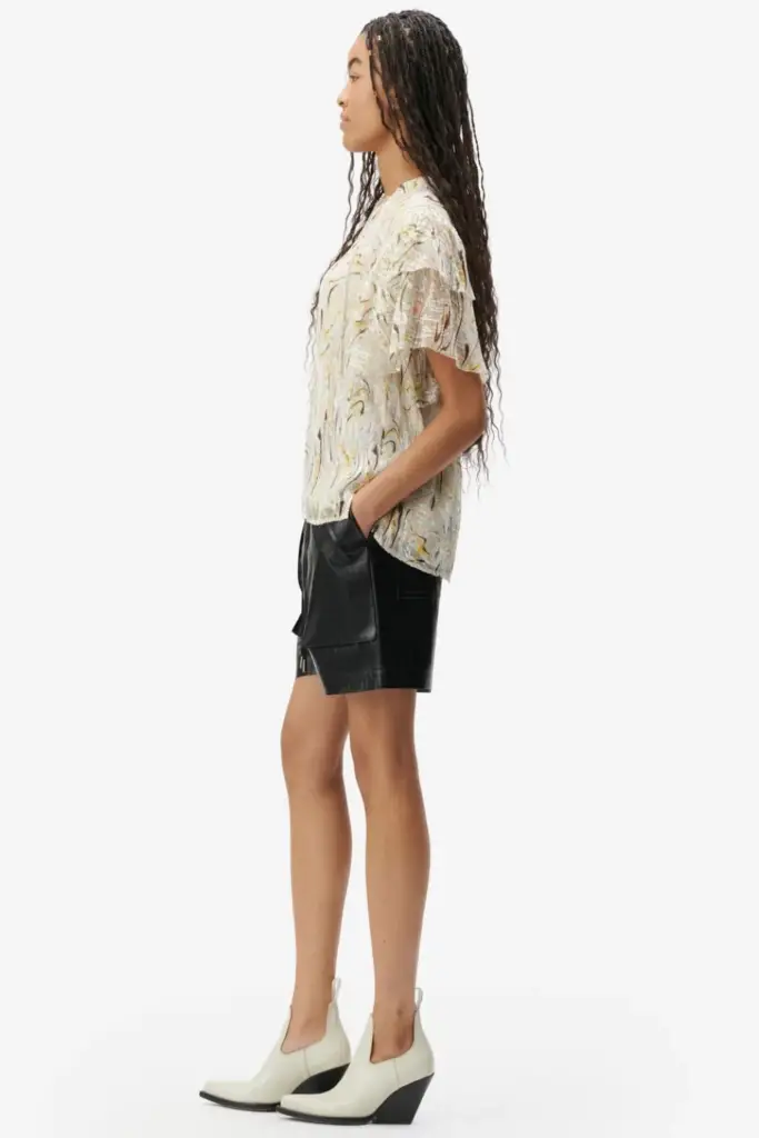 Lala Berlin Top Tenya silk mix heritage wave Versandkostenfrei