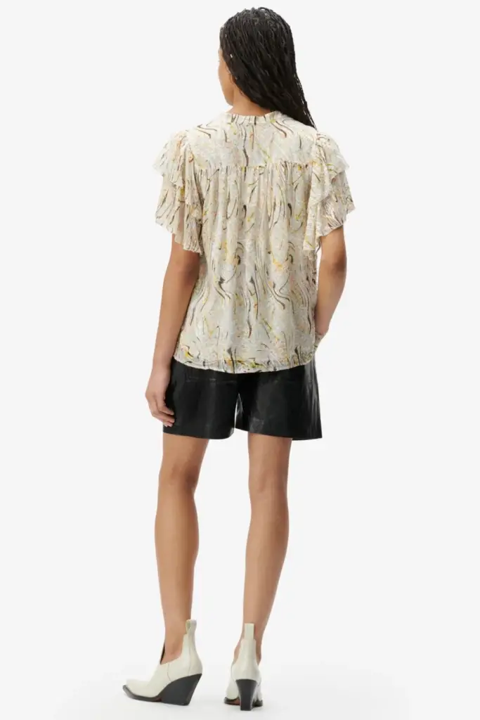 Lala Berlin Top Tenya silk mix heritage wave Versandkostenfrei