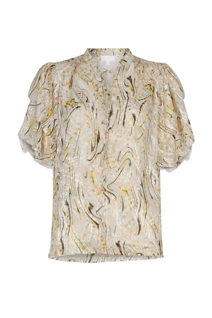 Lala Berlin Top Tenya silk mix heritage wave Versandkostenfrei