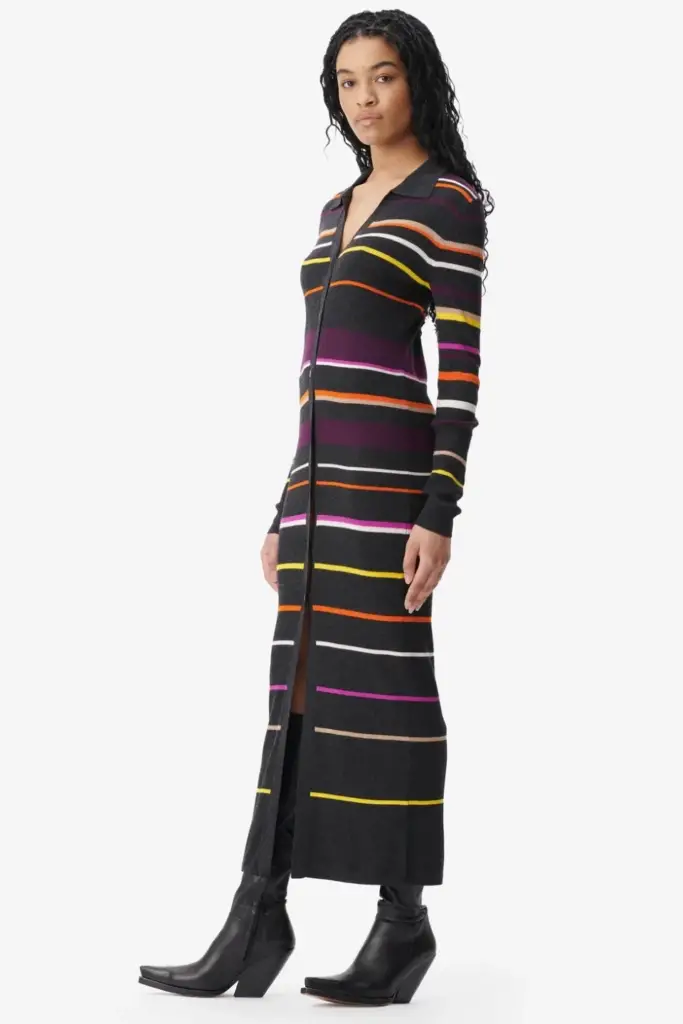 Lala Berlin Cardigan Kalliani wool multicolor stripe Begrenztes Angebot