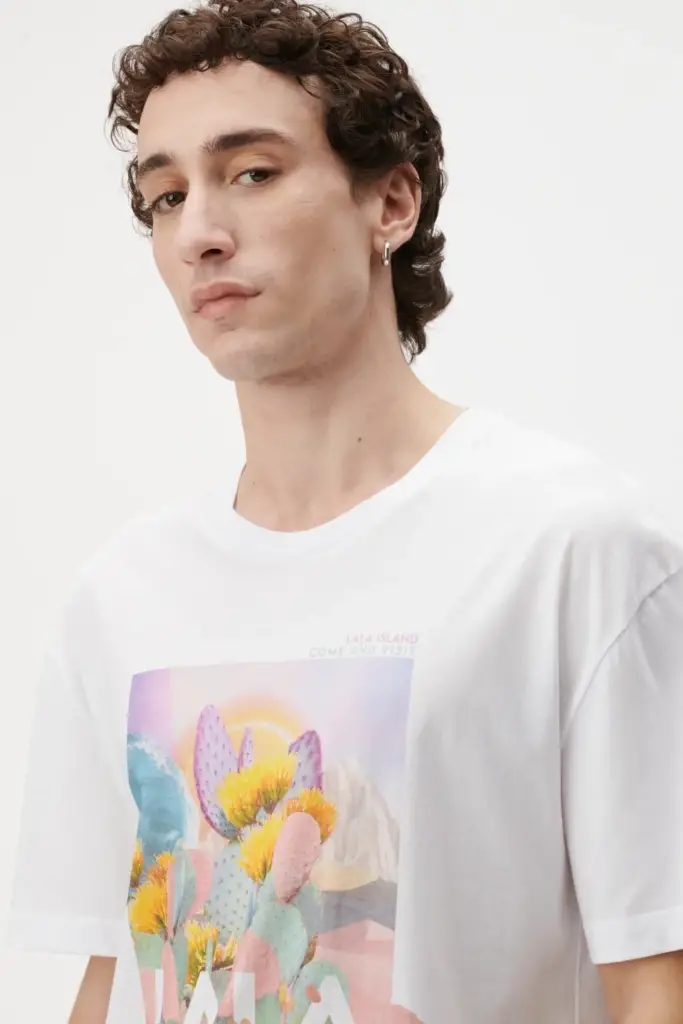 Lala Berlin T-Shirt Celia cotton lala desert Jubiläumsangebot