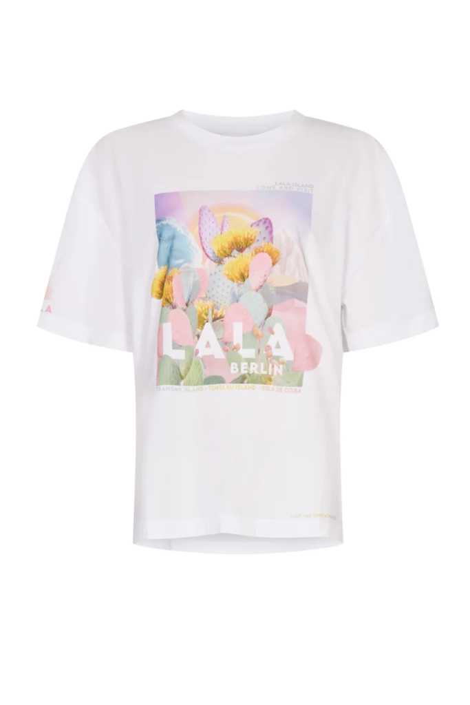 Lala Berlin T-Shirt Celia cotton lala desert Jubiläumsangebot
