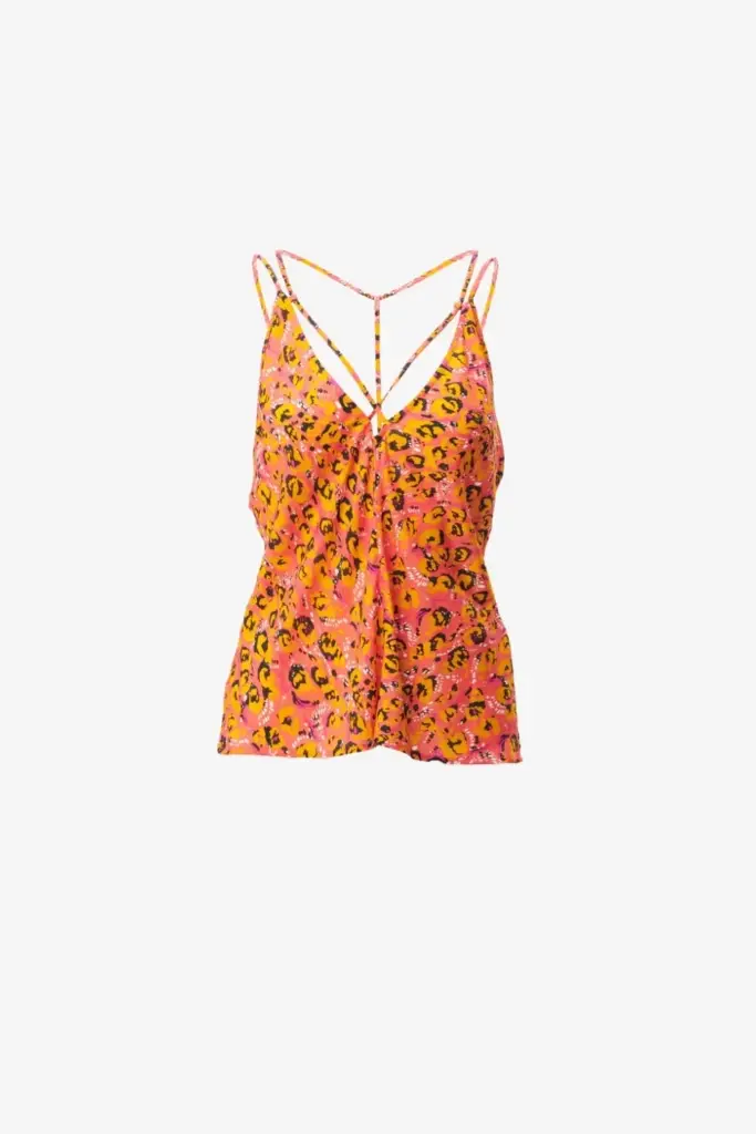 Lala Berlin Top Toana viscose leo pink Lagerräumung