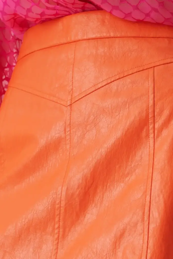 Lala Berlin Skirt Skyla viscose mix paprika Zeitlich begrenztes Angebot