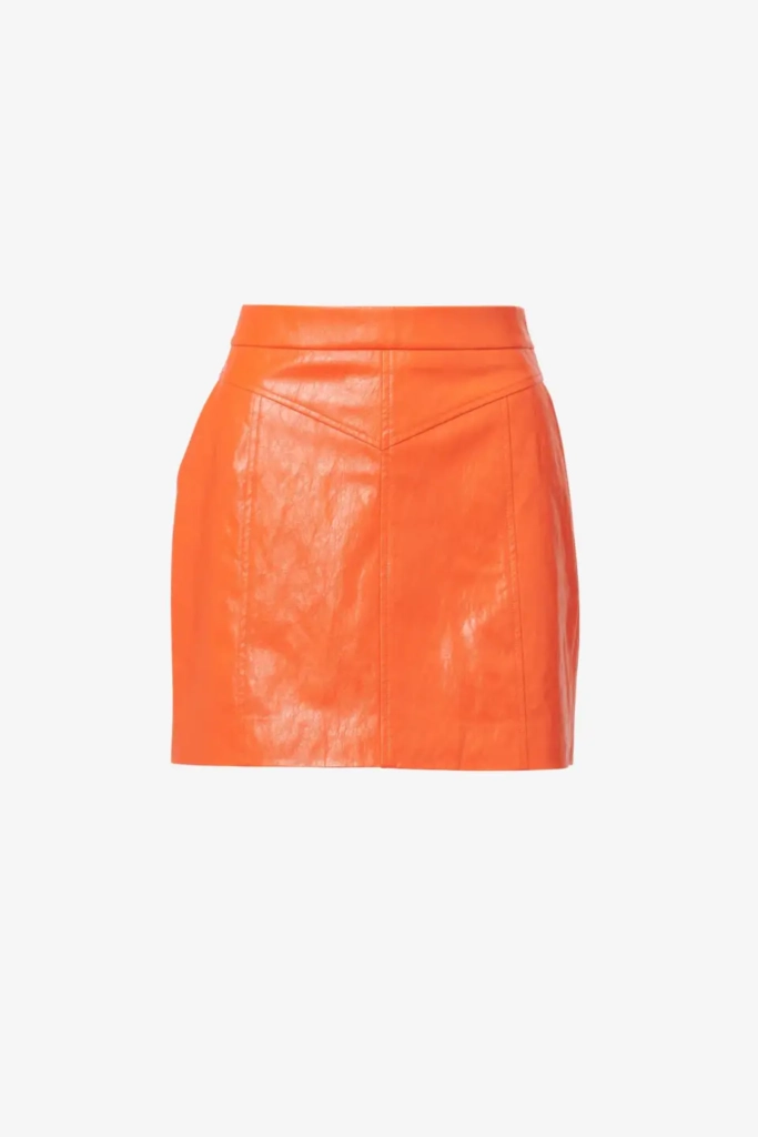Lala Berlin Skirt Skyla viscose mix paprika Zeitlich begrenztes Angebot