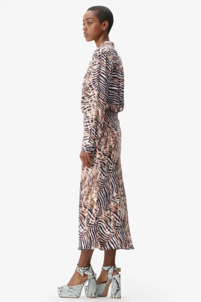 Lala Berlin Skirt Sasa viscose zebra shibori Neuheiten