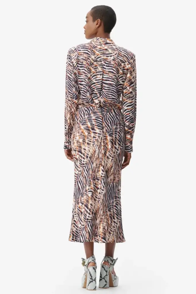 Lala Berlin Skirt Sasa viscose zebra shibori Neuheiten