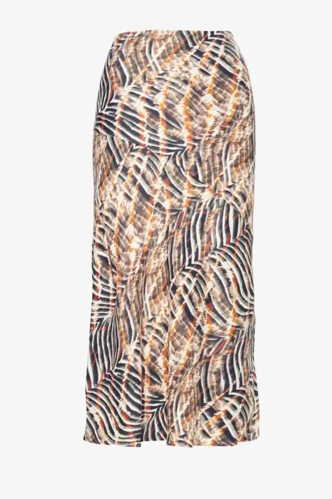 Lala Berlin Skirt Sasa viscose zebra shibori Neuheiten