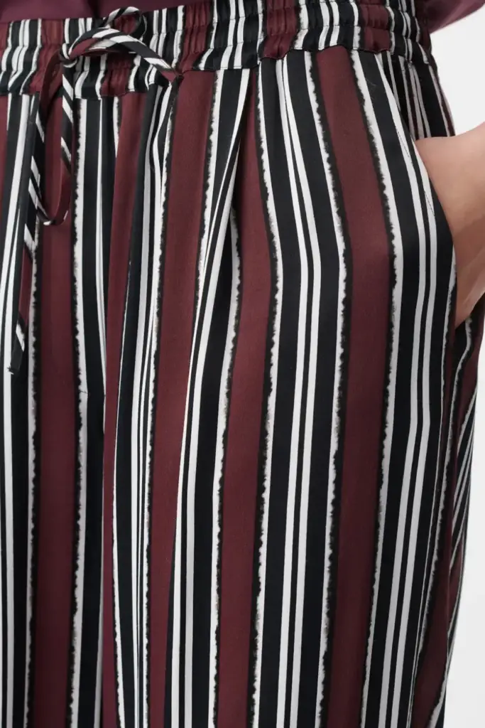 Lala Berlin Pants Perlo viscose shibori stripe Tägliche Deals