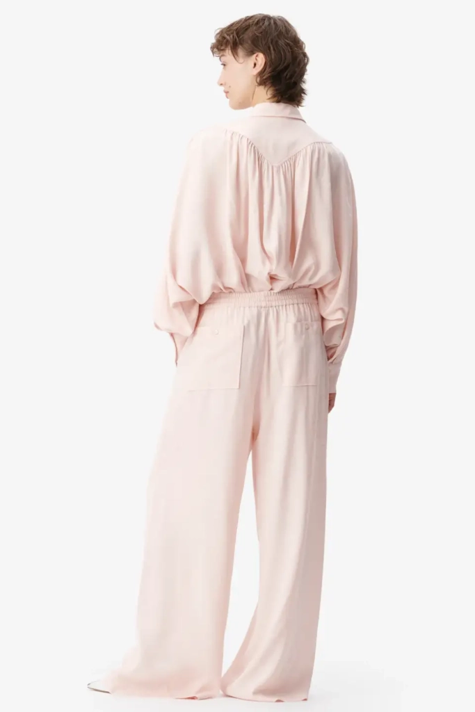 Lala Berlin Pants Perla viscose mix lalagram peach blush Sonderangebote
