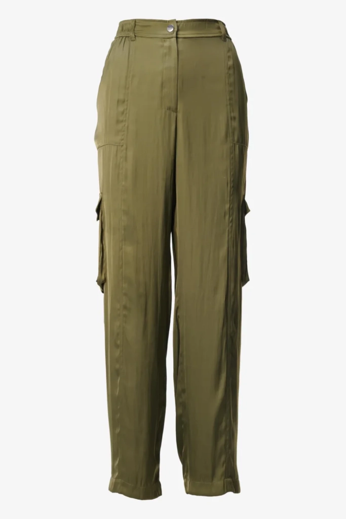 Lala Berlin Pants Pekka polyester mix olive Tiefpreis