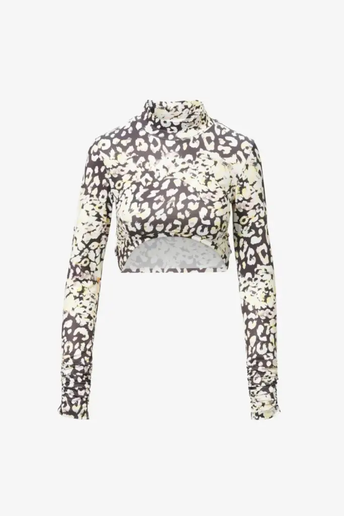 Lala Berlin Longsleeve Issay polyester mix floral leo Begrenzte Freigabe