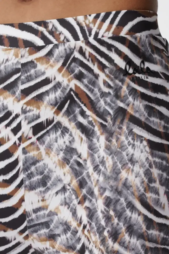 Lala Berlin Legging Leonie polyester mix dark zebra shibori Letzte 3 Tage