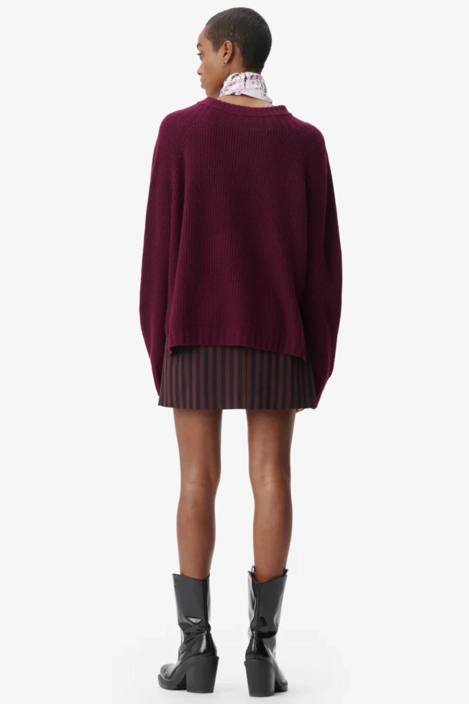 Lala Berlin Jumper Kaleva wool mix fudge Letzter Tag
