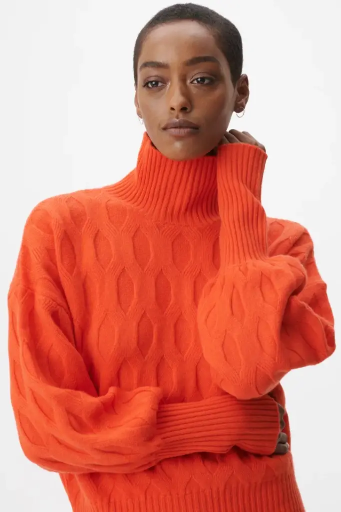 Lala Berlin Jumper Kaito wool mix paprika Bis zu 50% Rabatt