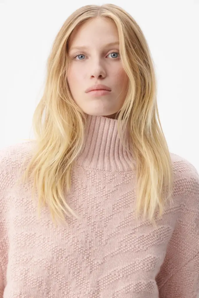 Lala Berlin Jumper Kaariyna wool mouline rosewater Bis zu 60% Rabatt