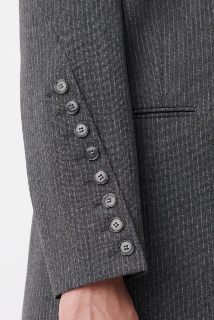 Lala Berlin Jacket Jula polyester mix anthracite stripe Nur für heute