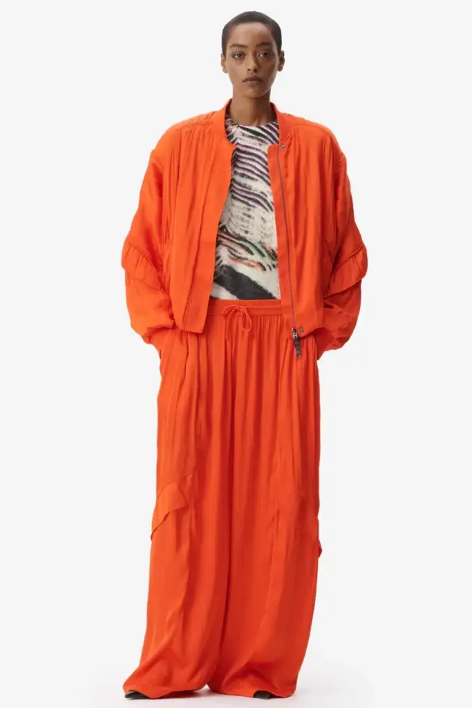 Lala Berlin Jacket Jordi polyester mix paprika Sonderangebot der Fabrik