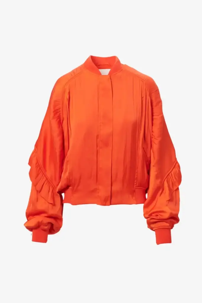 Lala Berlin Jacket Jordi polyester mix paprika Sonderangebot der Fabrik