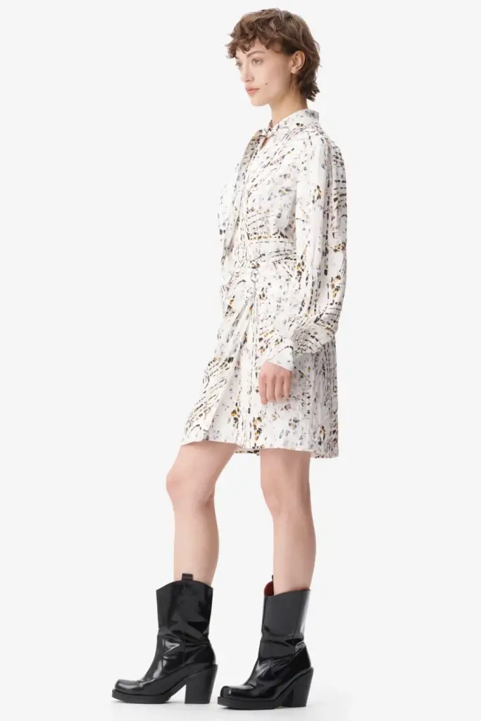 Lala Berlin Dress Devrina viscose stripy leo Black Friday Preise