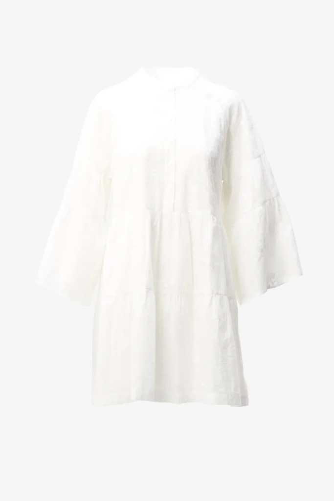 Lala Berlin Dress Delmar cotton embroidery white 50% Rabatt für begrenzte Zeit