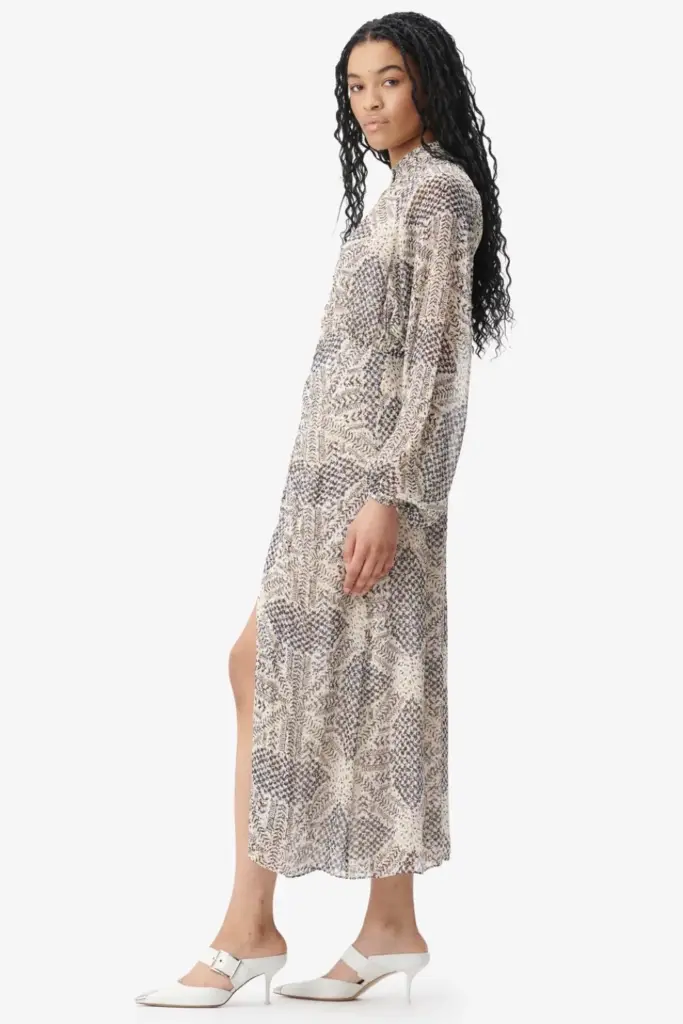 Lala Berlin Dress Dara viscose heritage star vanilla Online