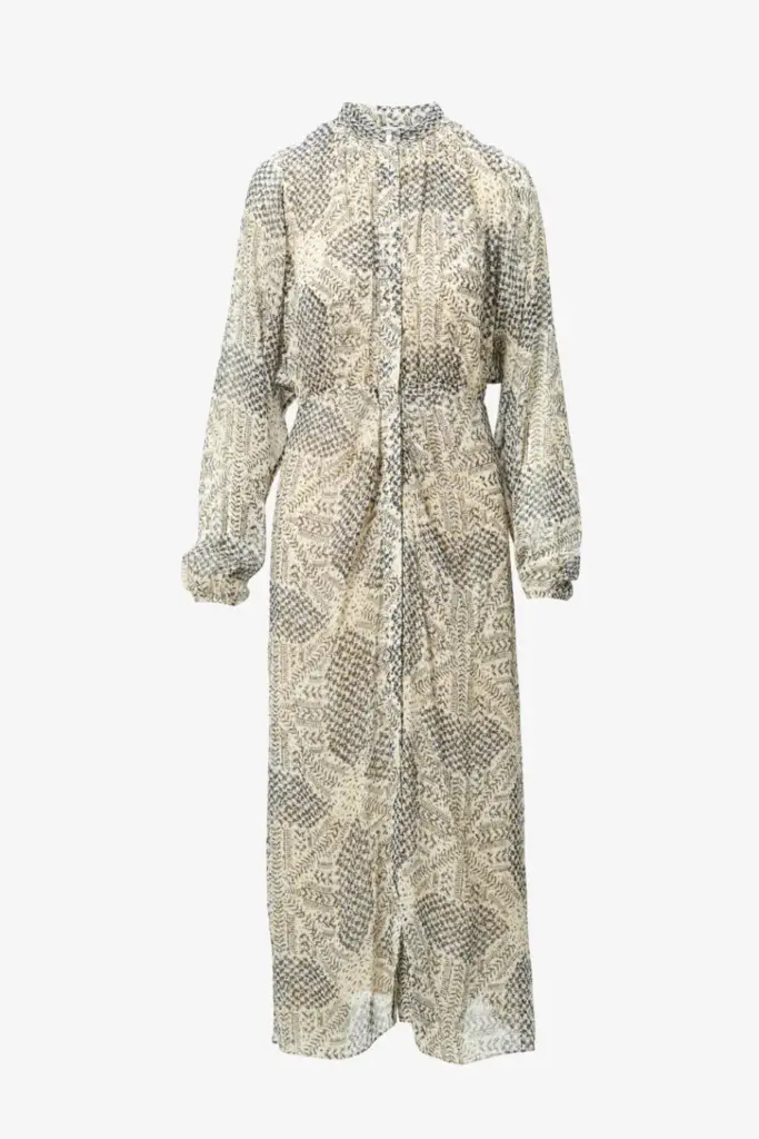 Lala Berlin Dress Dara viscose heritage star vanilla Online
