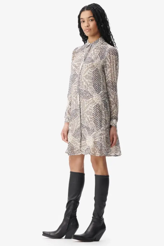 Lala Berlin Dress Dandara viscose heritage off white Verkauf