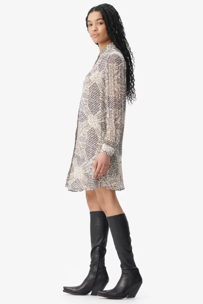 Lala Berlin Dress Dandara viscose heritage off white Verkauf