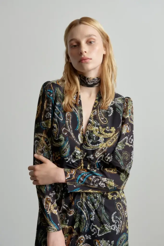 Lala Berlin Dress Damaso viscose/silk blend paisley park Angebote