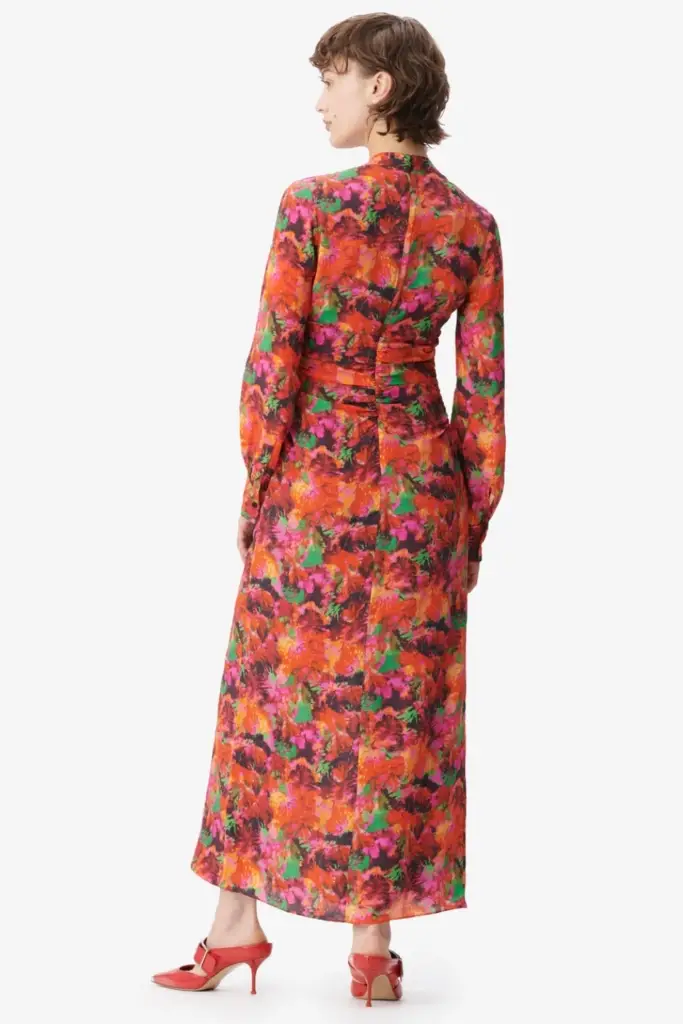 Lala Berlin Dress Damala viscose/silk blend shibori flower Hotsell