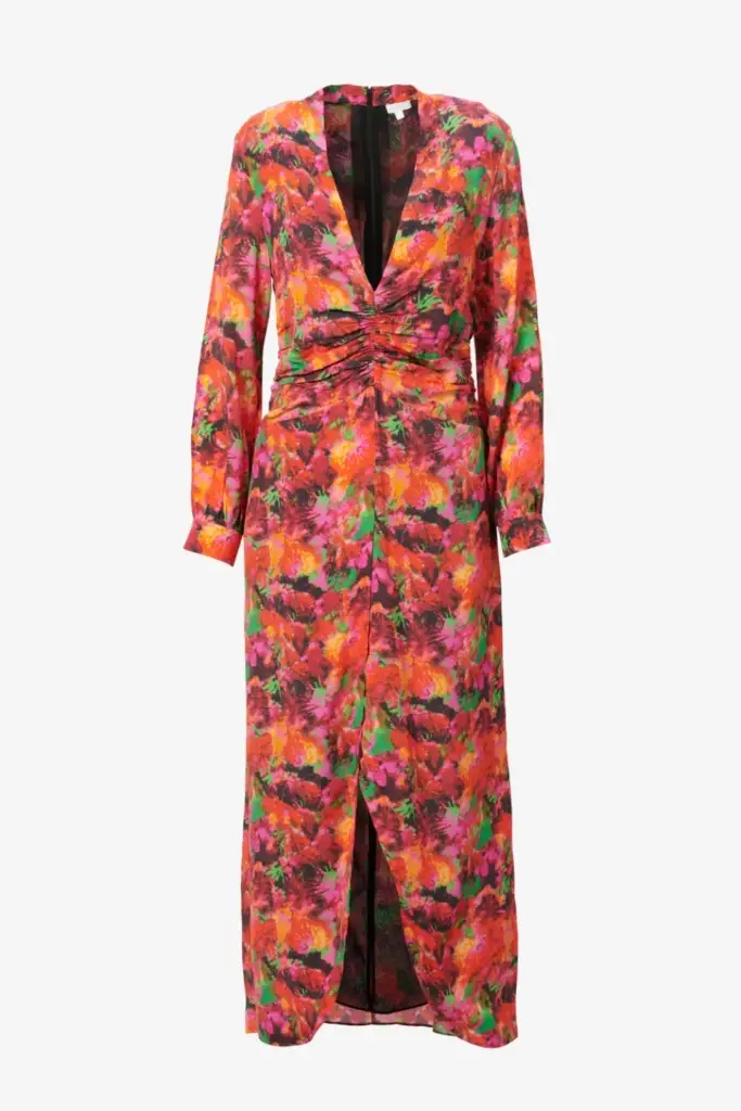 Lala Berlin Dress Damala viscose/silk blend shibori flower Hotsell