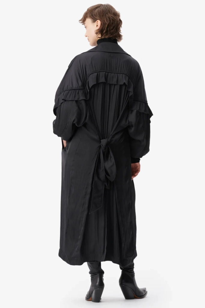 Lala Berlin Coat Olaya polyester mix black Limitierter Zeitrabatt