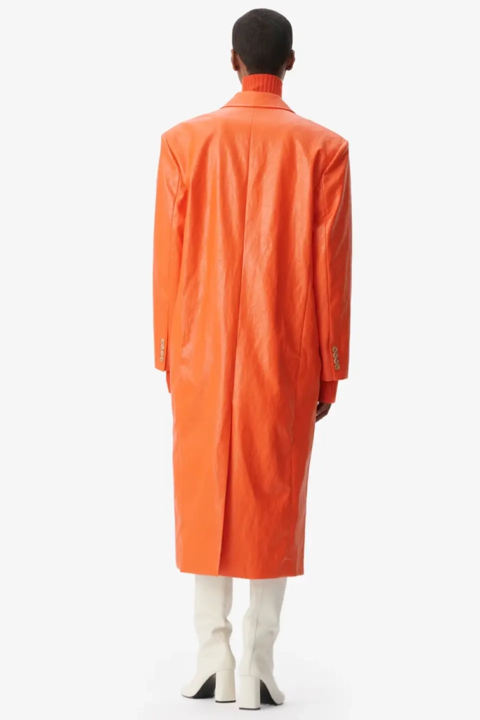 Lala Berlin Coat Odith viscose mix paprika Fabrik Onlineshop
