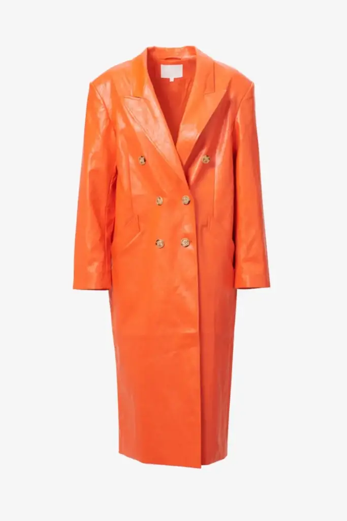 Lala Berlin Coat Odith viscose mix paprika Fabrik Onlineshop