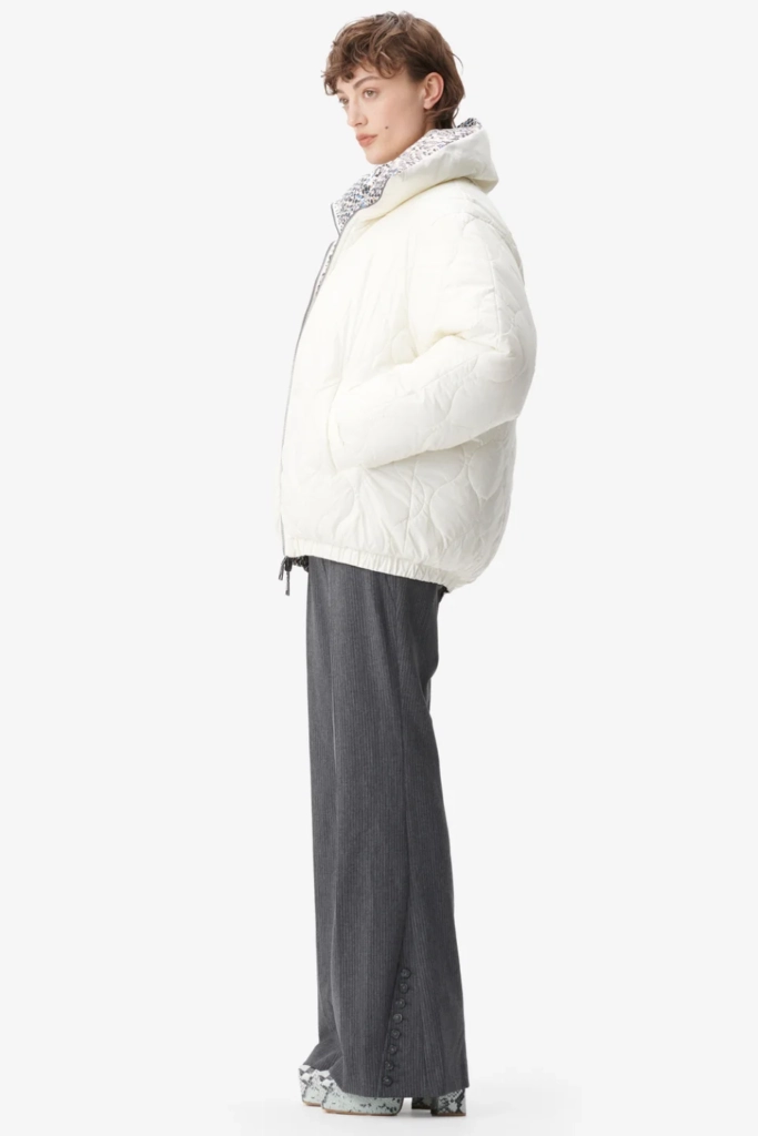 Lala Berlin Coat Odelie polyamide heritage star blue Rabatt
