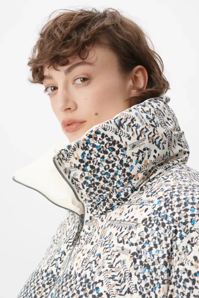 Lala Berlin Coat Odelie polyamide heritage star blue Rabatt
