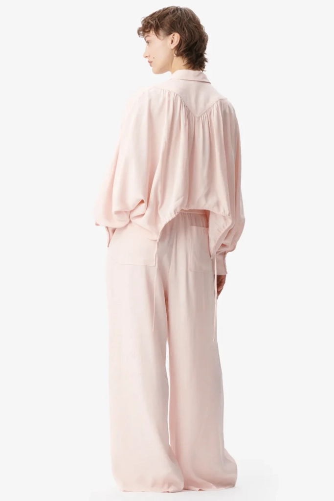 Lala Berlin Blouse Buccia viscose mix lalagram peach blush Günstig kaufen