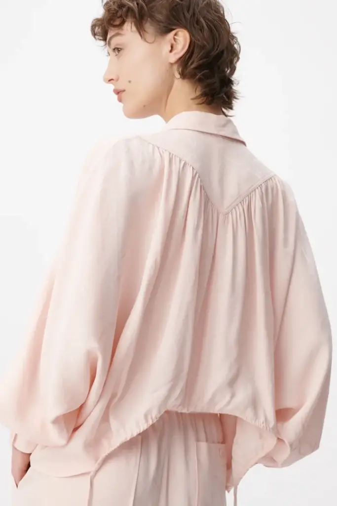 Lala Berlin Blouse Buccia viscose mix lalagram peach blush Günstig kaufen