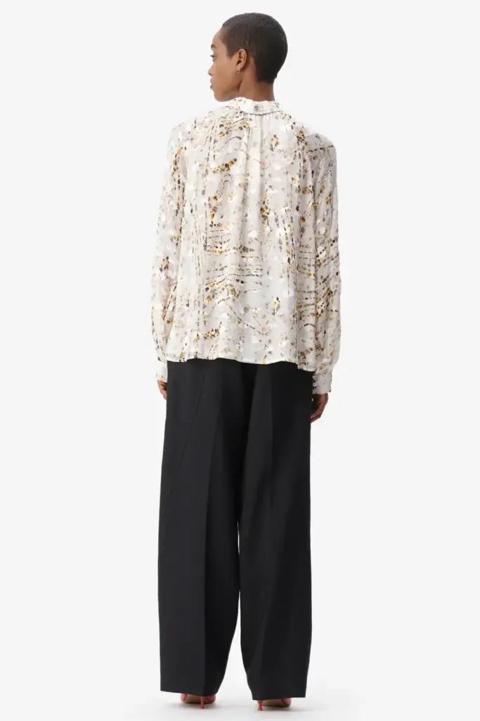Lala Berlin Blouse Brynn viscose mix stripy leo Großer Ausverkauf