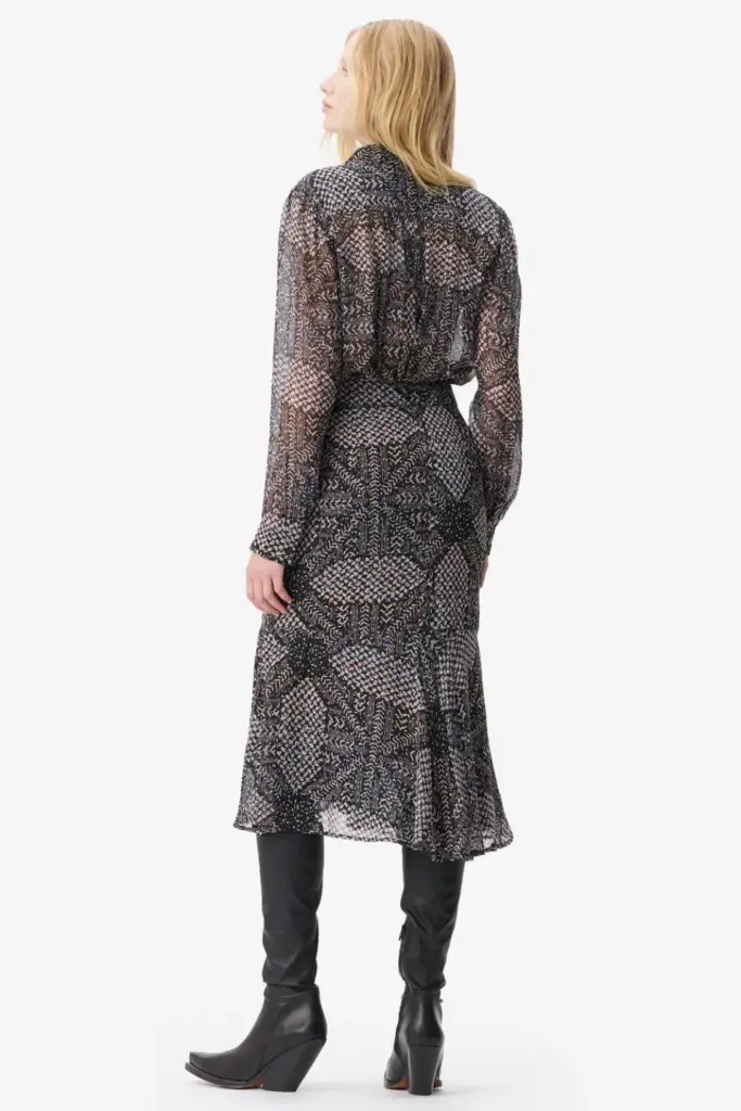 Lala Berlin Blouse Bling viscose heritage star black Online Shopping