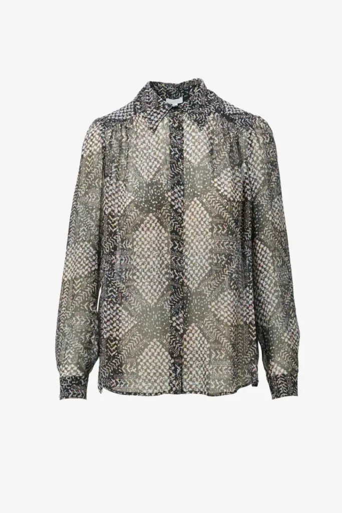 Lala Berlin Blouse Bling viscose heritage star black Online Shopping