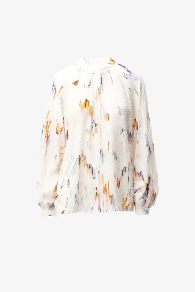 Lala Berlin Blouse Binoa viscose floral fountain pink Exklusivangebot