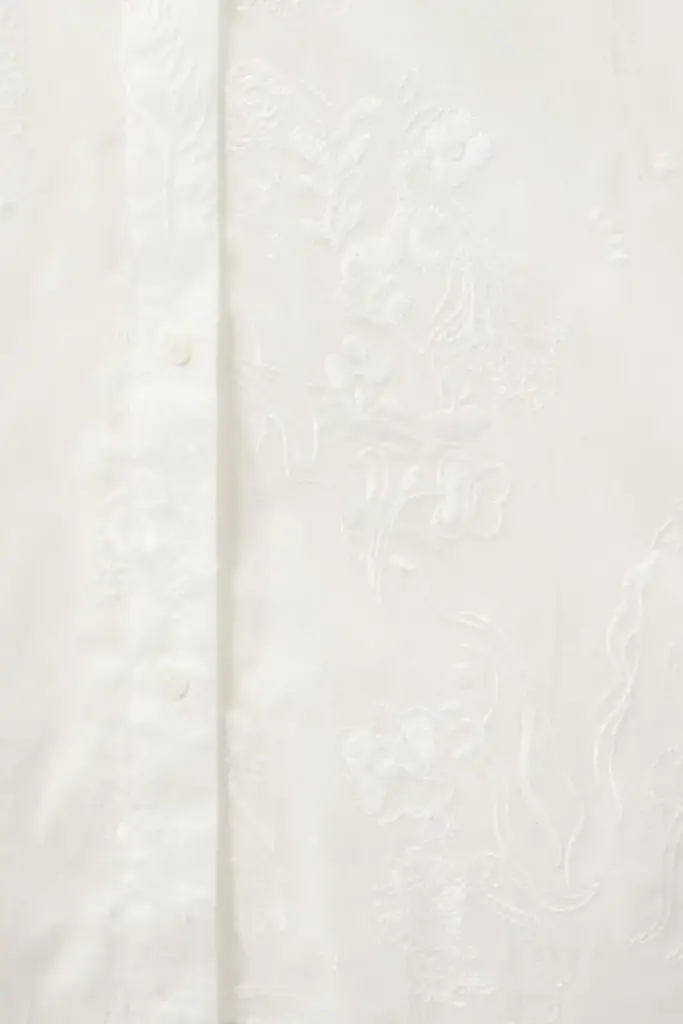 Lala Berlin Blouse Bam cotton embroidery white Cyber Monday