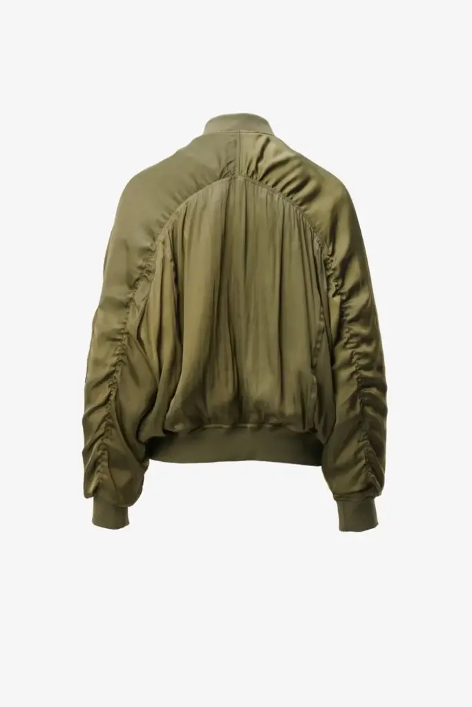 Lala Berlin Jacket Jordin polyester mix olive Valentinstagsangebot
