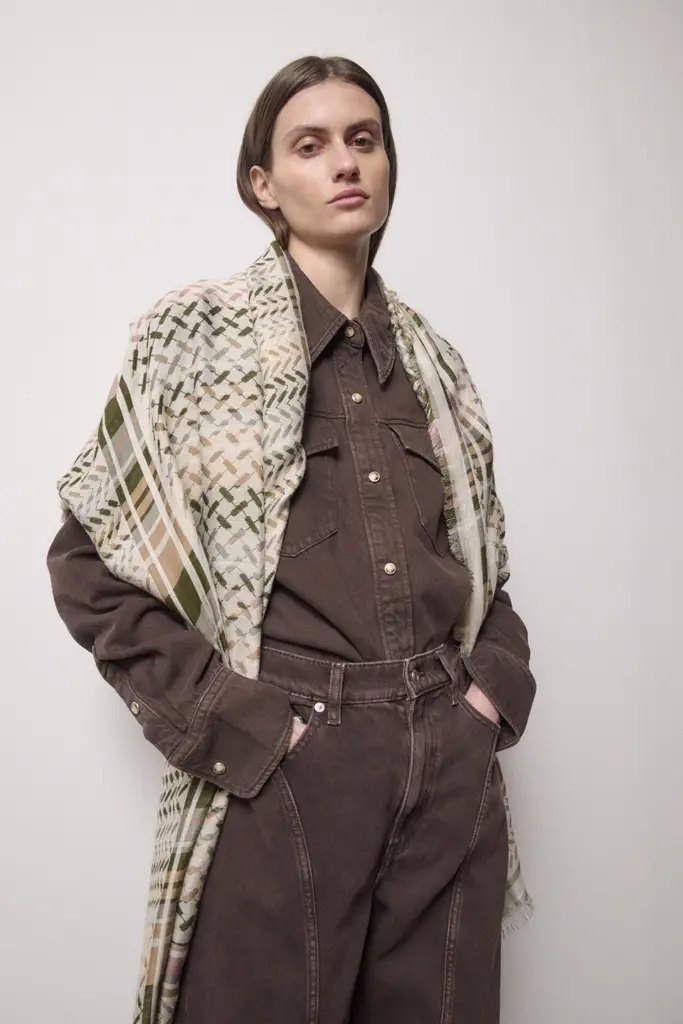Lala Berlin Scarf Avril viscose mix dusk Online Outlet