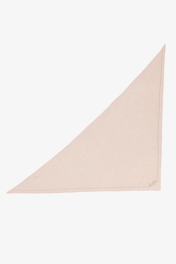 Lala Berlin Triangle Solid Logo M cashmere dune beige Zeitlich begrenztes Angebot