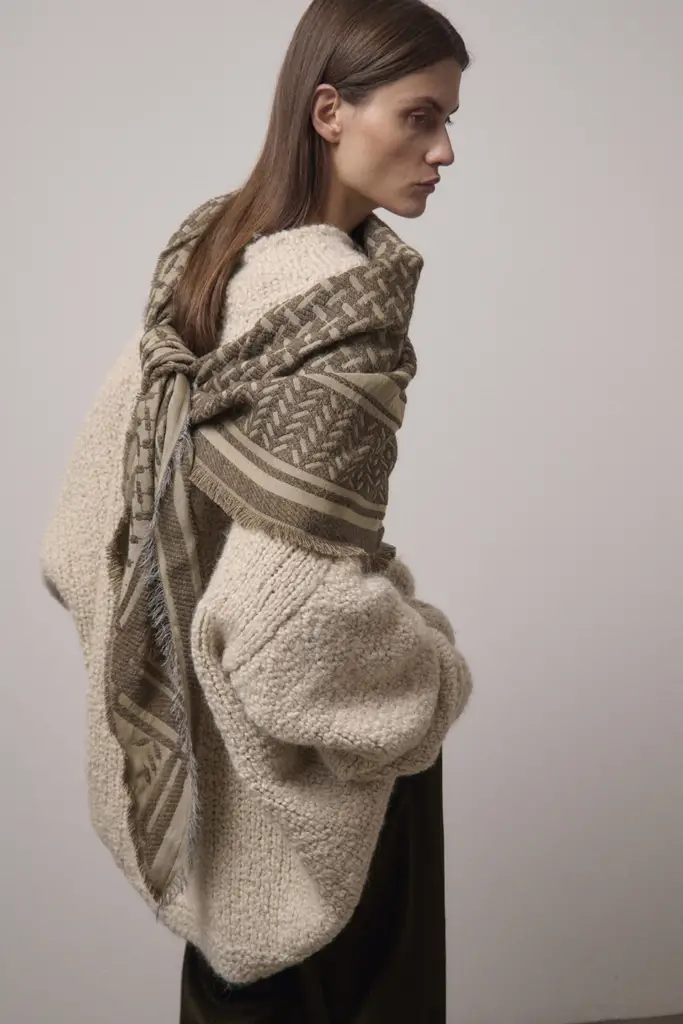 Lala Berlin Triangle Anaya wool mix stone Exklusive Angebote