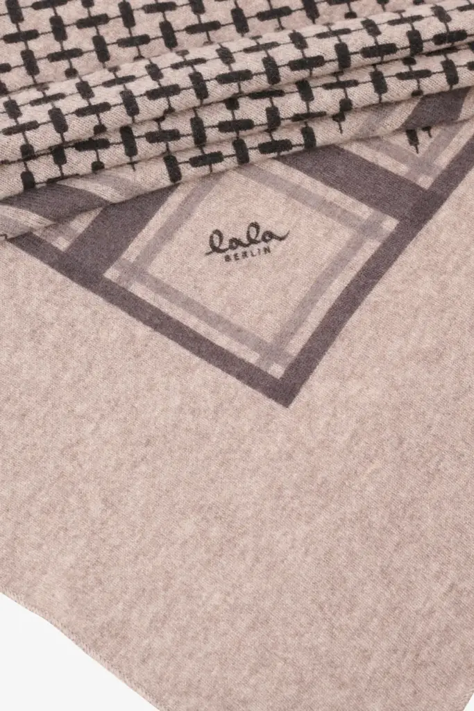 Lala Berlin Triangle Trinity Classic XS cashmere stradivari dark brown melange Räumungsverkauf